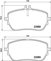 Hella Pagid GmbH Remblokkenset, schijfrem 8DB355037961