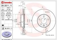 Brembo Remschijf 09D21111