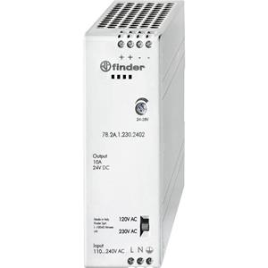 Finder 78.2A.1.230.2402 DIN-rail netvoeding 24 V/DC 10 A 240 W
