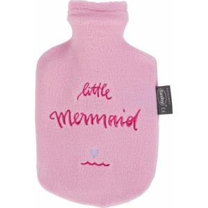 Kruik Met Badstof Hoes Met Tekst Little Mermaid 0,8 Liter - Warmwaterkruik