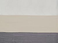 Bettlaken 75 x 100 cm wrinkled cotton nougat beige