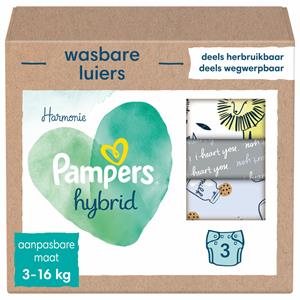 Pampers Harmonie Hybrid Wasbare Luiers 3 stuks