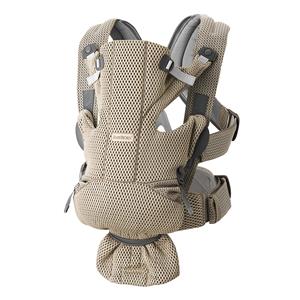 BABYBJÃRN Babytrage Move - Grau-Beige, 3D-Netzstoff