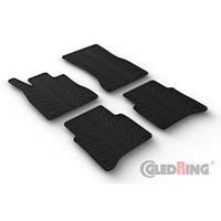 GledRing Rubbermatten voor passend voor Mercedes S-Klasse V223 LWB 9/2020- (T profiel 4-delig + montageclips) GL0513