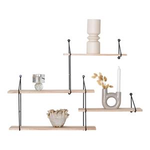 House Nordic Moderne witte ''Harlem'' wandplank - L17,5xB99xH62 cm