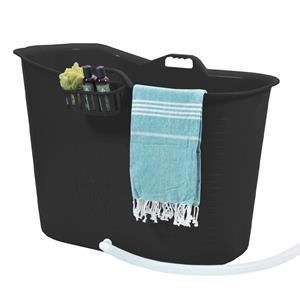 FlinQ Zitbad Voor Volwassenen - Bath Bucket - Zwart - 200l