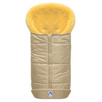 Heitmann Felle Fußsack »Eisbärchen - Premium Winter-Lammfellfußsack«, mit echtem Lammfell, Mumienform möglich, warm und weich, 6 Gurtschlitze, waschbar