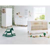 Pinolino Babyzimmer-Komplettset »Pan«, (Set, 3-St), extrabreit; mit Kinderbett, Schrank und Wickelkommode; Made in Europe