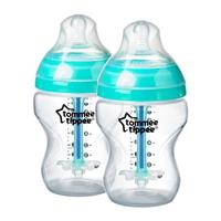 Tommee Tippee Anti-colic Feeding Bottle W/ Heat Indicator 2 pcs + 260 ml