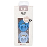 BIBS Fopspeen Colour Hemelsblauw / Babyblauw 0-6 maanden, 2 st.