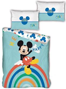 Disney dekbedovertrek Mickey Mouse 200x140 cm microfiber blauw