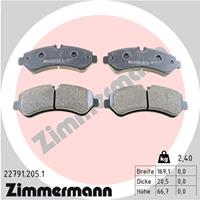 Zimmermann Remblokkenset, schijfrem 227912051