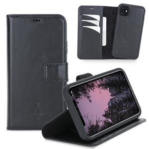 NorthLife Uitneembare 2-in-1 (RFID) bookcase hoes - iPhone 11 - Burcht Trecht Zwart