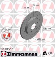 Zimmermann Remschijf SPORT REMSCHIJF COAT Z 250134552