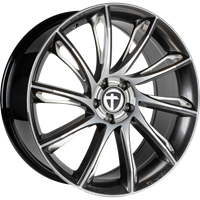 Tomason Tn24 Dark hyper black cc polished 8.5x19 5x112 ET45