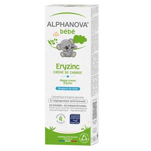 Alphanova luiercrème Eryzinc junior 50 ml wit/groen