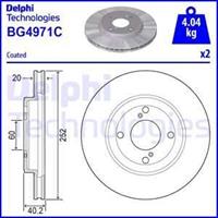 Delphi Remschijf BG4971C
