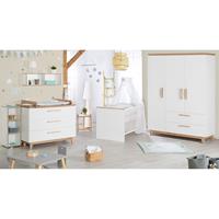 roba Babyzimmer-Komplettset »Finn«, (Set, 3-St), mit Kinderbett, Schrank und Wickelkommode