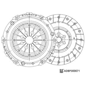 Blue Print Koppelingsset ADBP300071