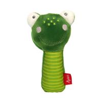 sigikidhscharrerkochgmbhcokg sigikid Greifling Frosch mit Spiegel Red Stars, Greifspielzeug, Babygreifling, Babyspielzeug, Spielzeug, 42603