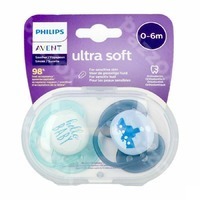 Philips Avent Ultra Soft Fopspeen 2 stuks