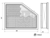 FEBI Luchtfilter 176023
