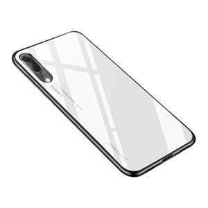 Stuff Certified Huawei P20 Lite - Gradient Armor Case Cover Cas TPU Hoesje Wit