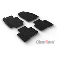 GledRing Rubbermatten passend voor Toyota Highlander incl. Hybrid 2021- (T profiel 4-delig + montageclips) GL0699