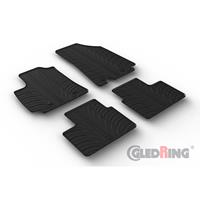 GledRing Rubbermatten passend voor Renault Arkana 2020- (T profiel 4-delig + montageclips) GL0023