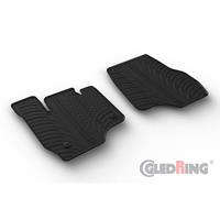 GledRing Rubbermatten passend voor Ford F-150 Super Crew (13&14th Gen.) 2015-2021 & 2021- (T profiel 2-delig GLU000