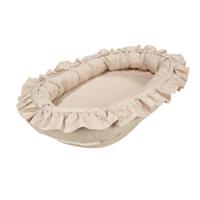 Alvi Schlummernestchen woven Volant Starfant beige