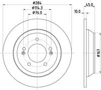 Hella Pagid GmbH Remschijf 8DD355120471