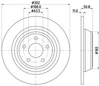 Hella Pagid GmbH Remschijf 8DD355122451