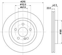 Hella Pagid GmbH Remschijf 8DD355125381