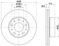 Hella Pagid GmbH Remschijf 8DD355125421