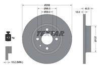 Remschijf TEXTAR 98200 0415 0 1, 1 deel
