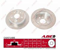 Remschijf ABE C42071ABE, 1 deel