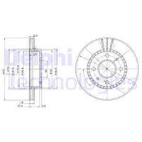 Remschijven DELPHI BG3206, 2 deel
