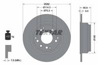 Remschijf TEXTAR 98200 0784 0 1, 1 deel