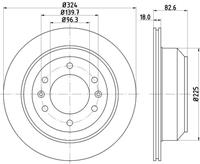 Hella Pagid GmbH Remschijf 55039 8DD355116491
