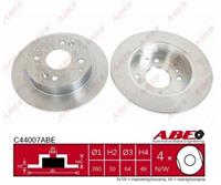 Remschijf ABE C44007ABE, 1 deel