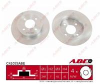Remschijf ABE C41033ABE, 1 deel
