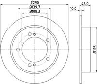 Hella Pagid GmbH Remschijf 55373 8DD355117941