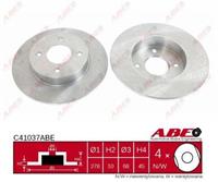 Remschijf ABE C41037ABE, 1 deel
