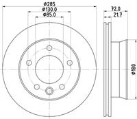 Hella Pagid GmbH Remschijf 59278 8DD355118051
