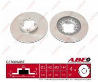 Remschijf ABE C37009ABE, 1 deel