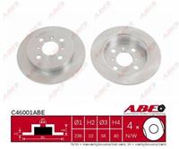 Remschijf ABE C46001ABE, 1 deel