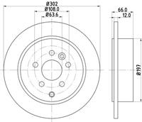 landrover Remschijf Gecoat 54627PRO 8DD355118911