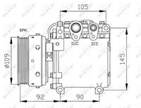 mitsubishi Compressor, airconditioning 32049
