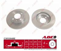 Remschijf ABE C30528ABE, 1 deel